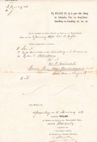 Aanstelling als 2e sergeant Anne Maas Geesteranus (1872-01-05)